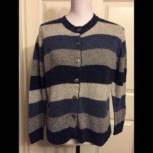 Erika & Co. Button Down Sweater